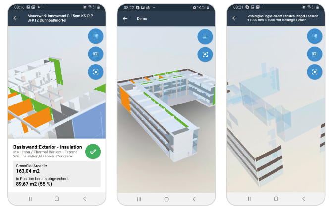 NOVA Aufmaß App: Upgrade mit BIM 3D Modell